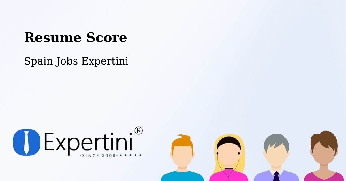 Resume Score - Spain Jobs Expertini