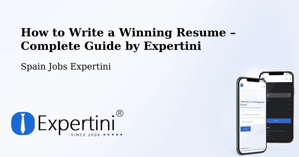 Resume Writing Guide for Job Seekers – Mislata - Mislata, Spain Jobs Expertini